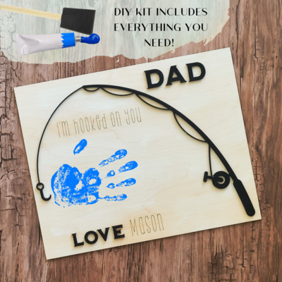 DIY Father's Day Handprint Craft