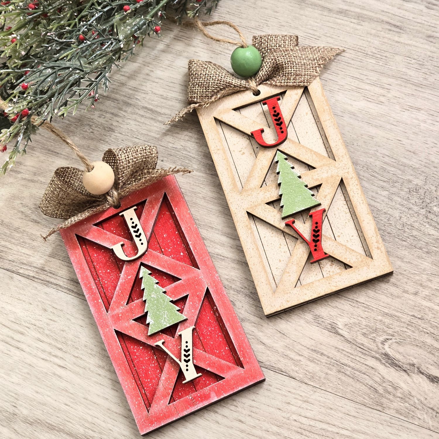 Hand Painted Barn Door Ornament