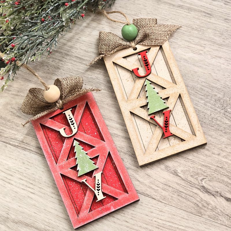 Hand Painted Barn Door Ornament