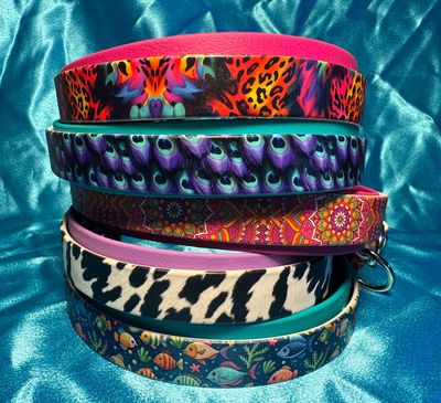 Printed Biothane Limited Slip Collar