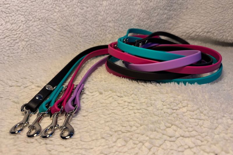 Solid Biothane Leashes