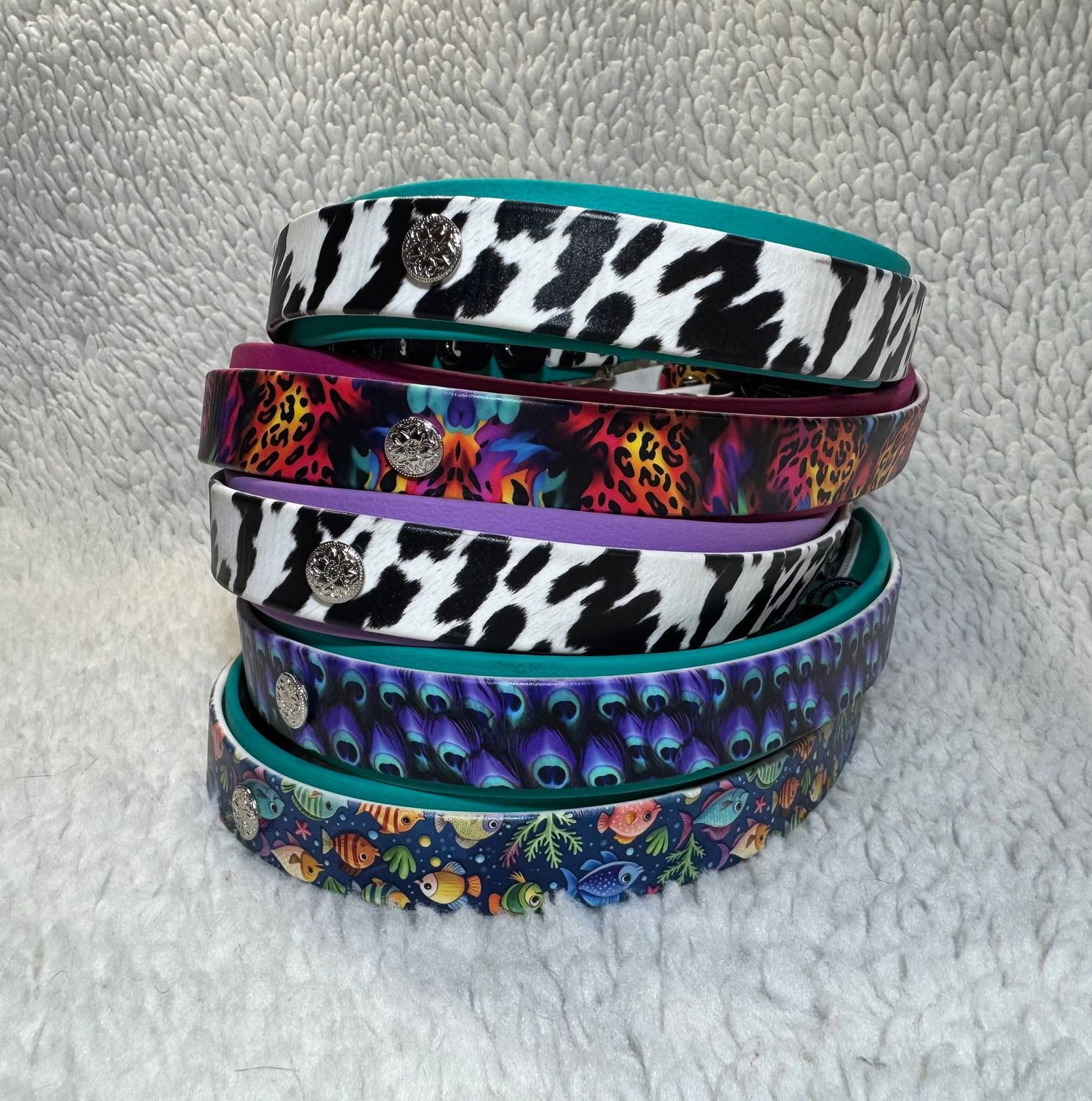 Printed Biothane Limited Slip Collar