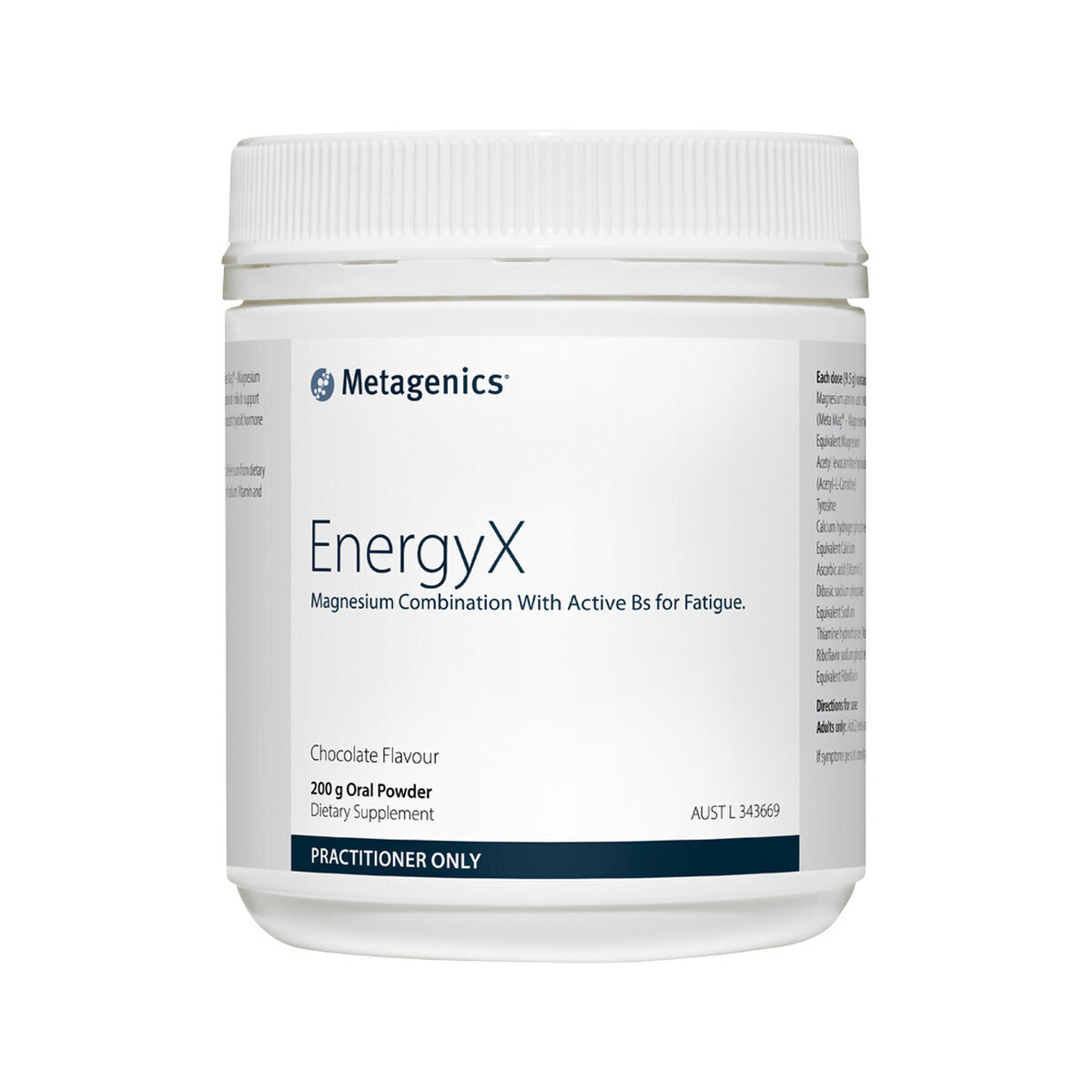 エナジーX EnergyX (200g or 400g), サイズを選択（Choose size):: 200g Chocolate Flavour