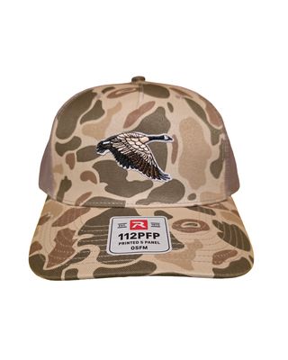 Embroider Goose / Harvest Camo/Light Tan Hat