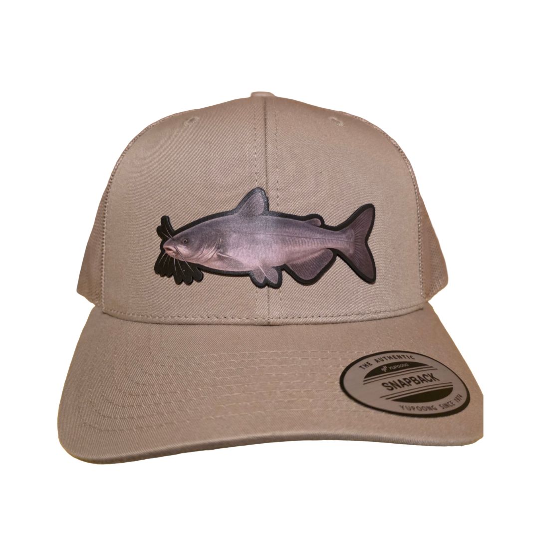 UV Printed Catfish/ Khaki Hat