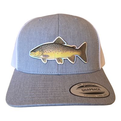 Brown Trout / Heather Gray / White