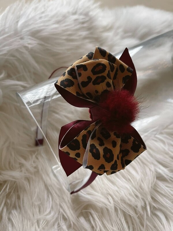 Girl Cheetah headpiece Girl Cheetah headpiece