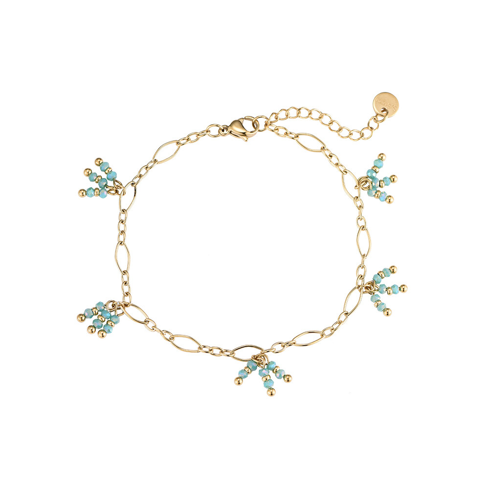 Suyane Edelstahl Armband Blau