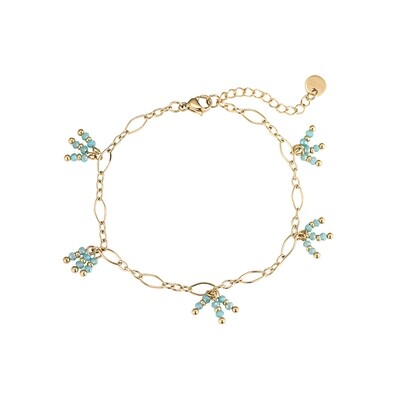 Suyane Edelstahl Armband Blau