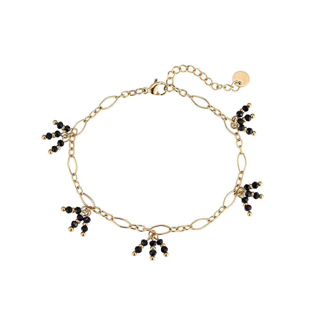 Suyane Edelstahl Armband Schwarz