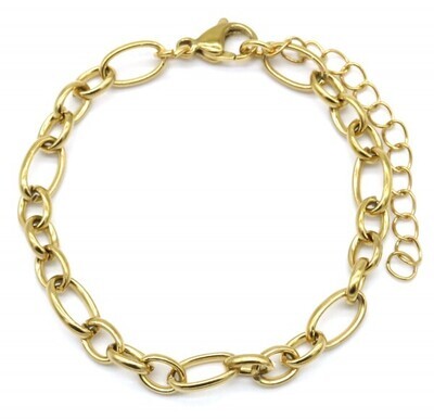 Kendra Edelstahl Armband 7mm - 1