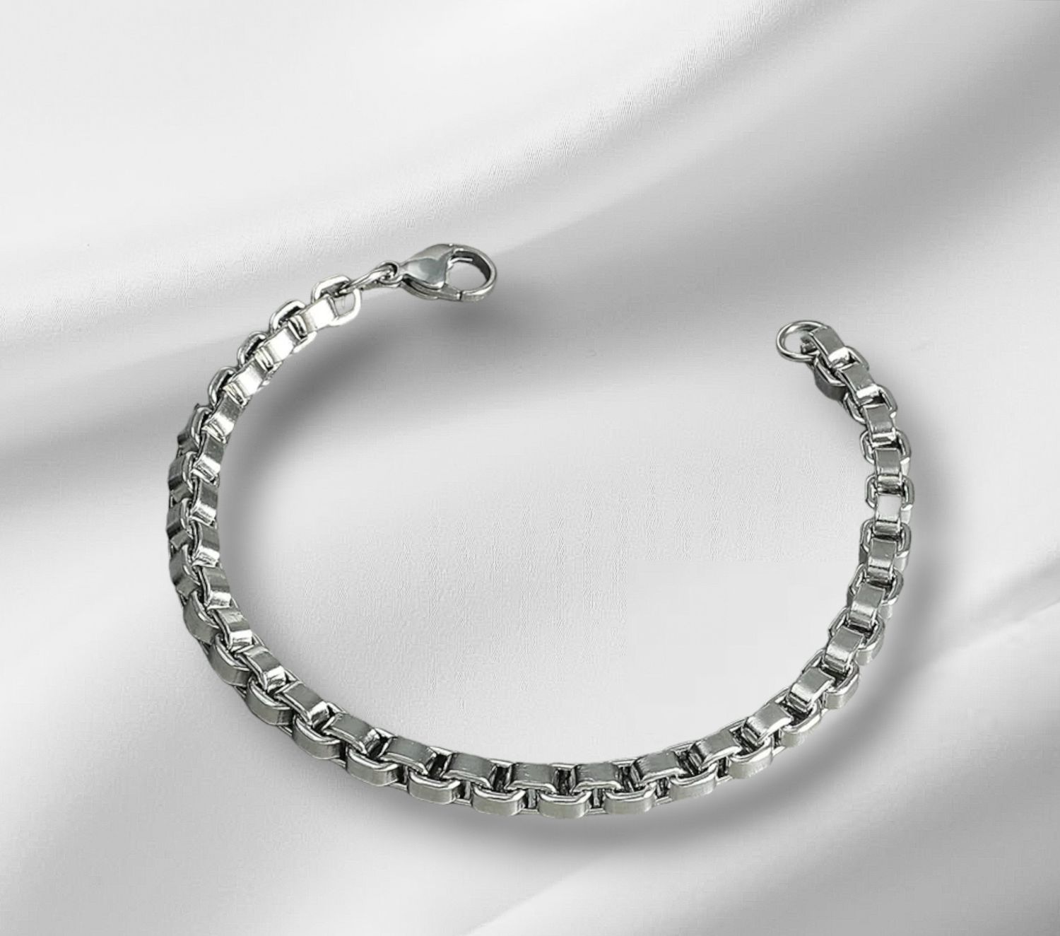 Unisexs Titan Stahl Armband - 21cm
