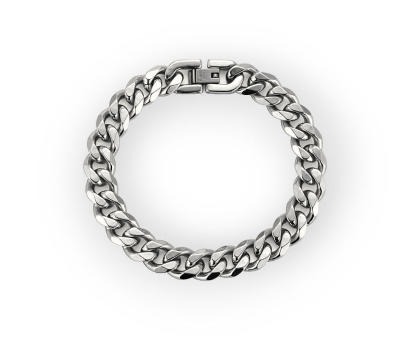 Unisex Titan Stahl Armband - 20cm
