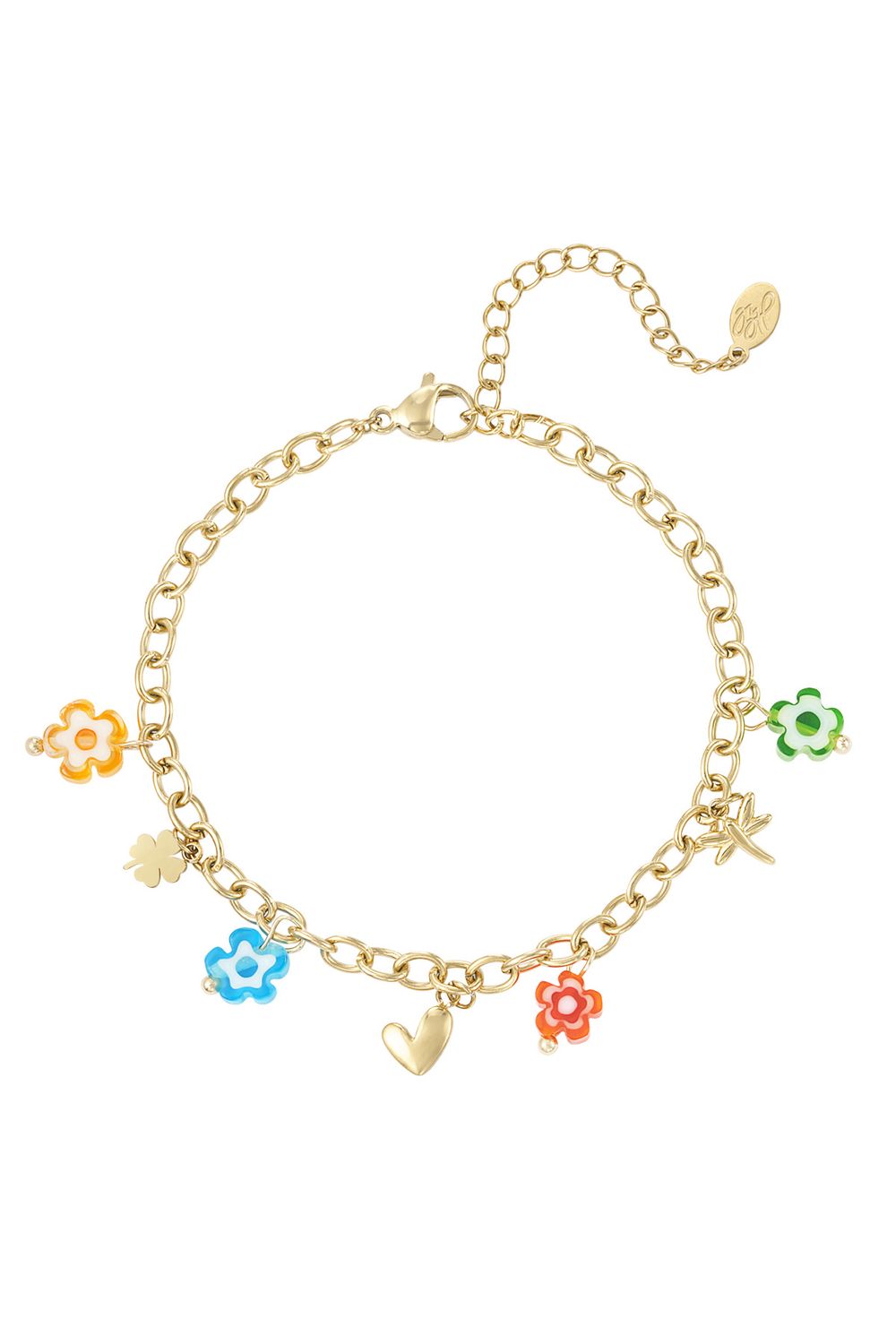 Festive florals - Edelstahl Armband