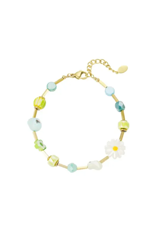 Grüne Oase - Edelstahl Armband
