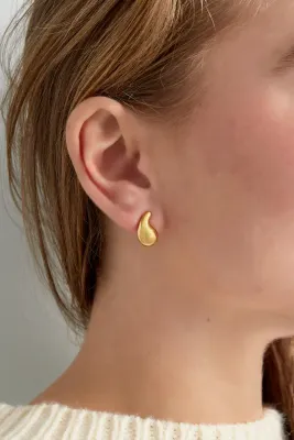 Flat drop Ohrringe