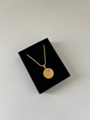 Personalisierte Halskette - 2cm - mit Nazar