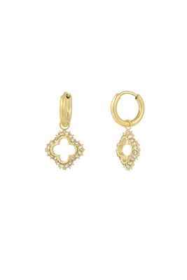 Glücksbringer mit Diamanten - Ohrringe
