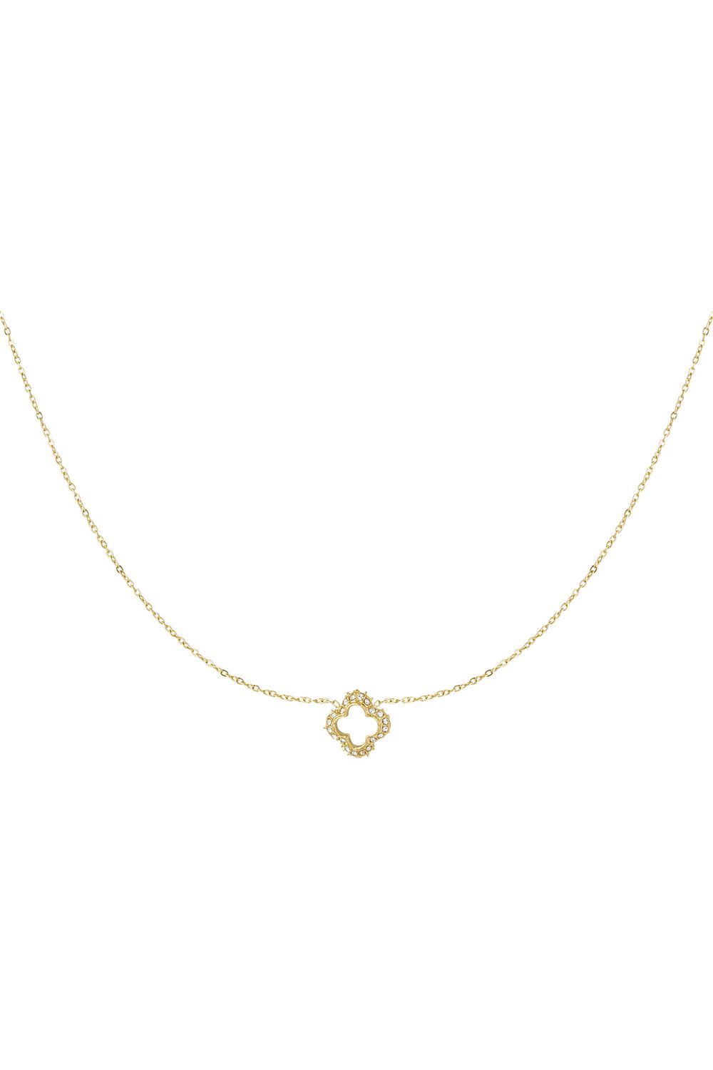 Glücksbringer mit Diamanten - Halskette