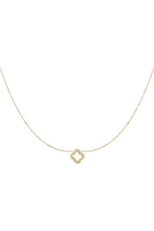 Glücksbringer mit Diamanten - Halskette