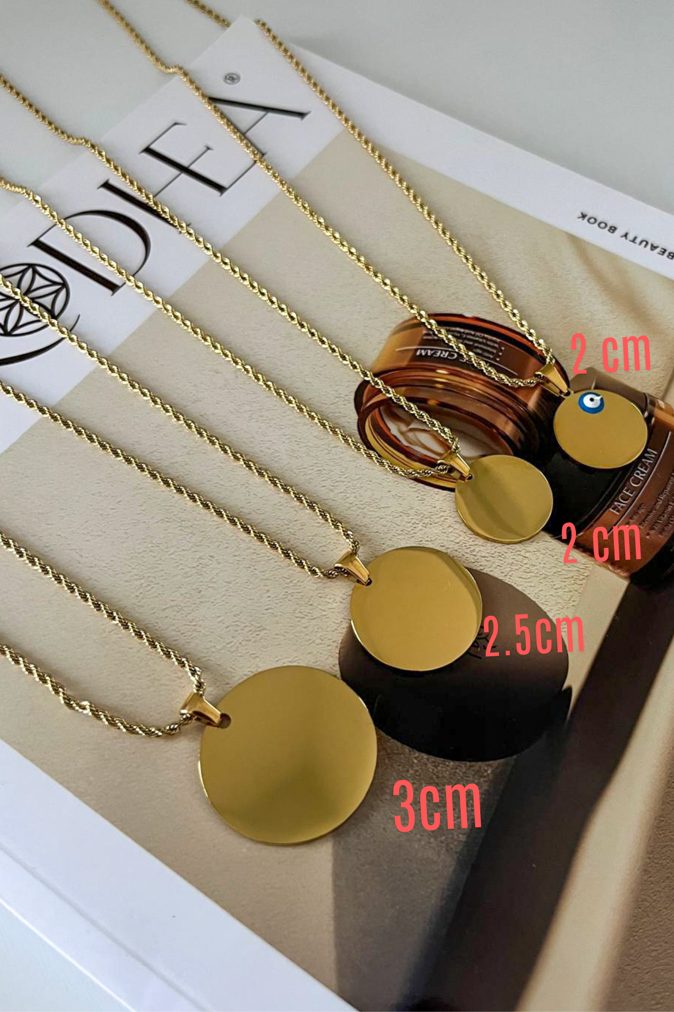 Personalisierte Halskette - 2cm