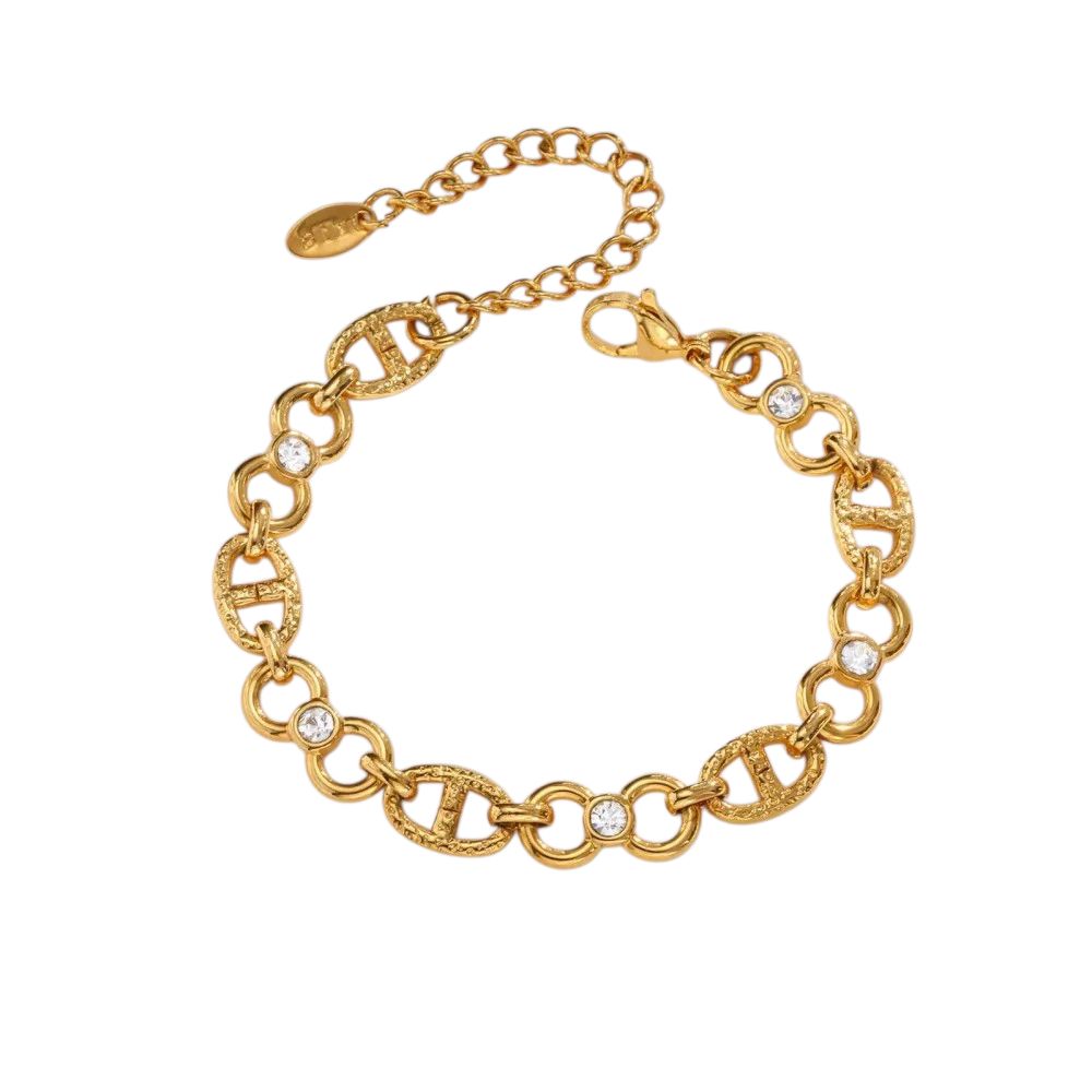 Milena - Edelstahl Armband/16+5 cm