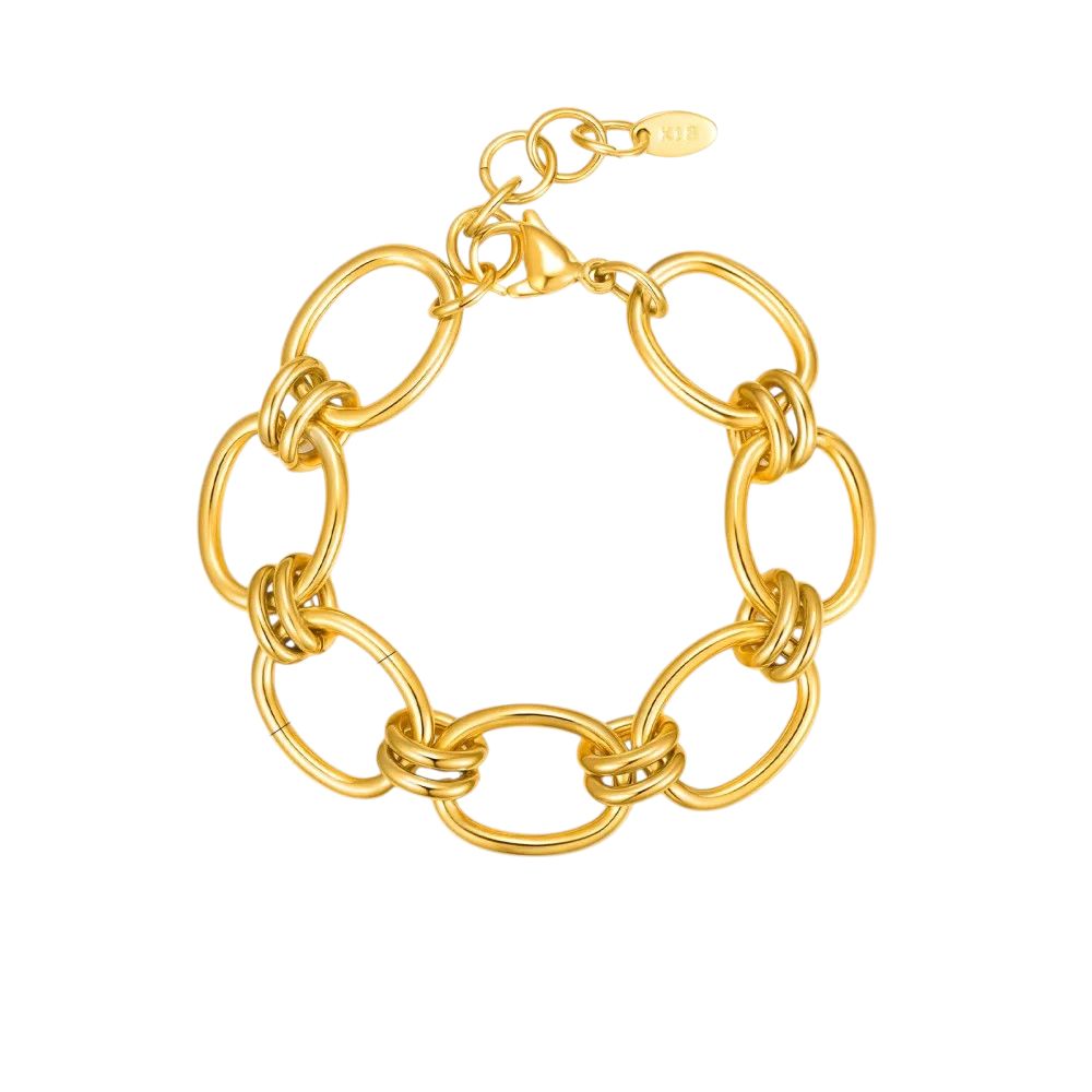 Anabel - Edelstahl Armband-16+3cm