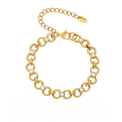 Milena - Edelstahl Armband/16+5 cm