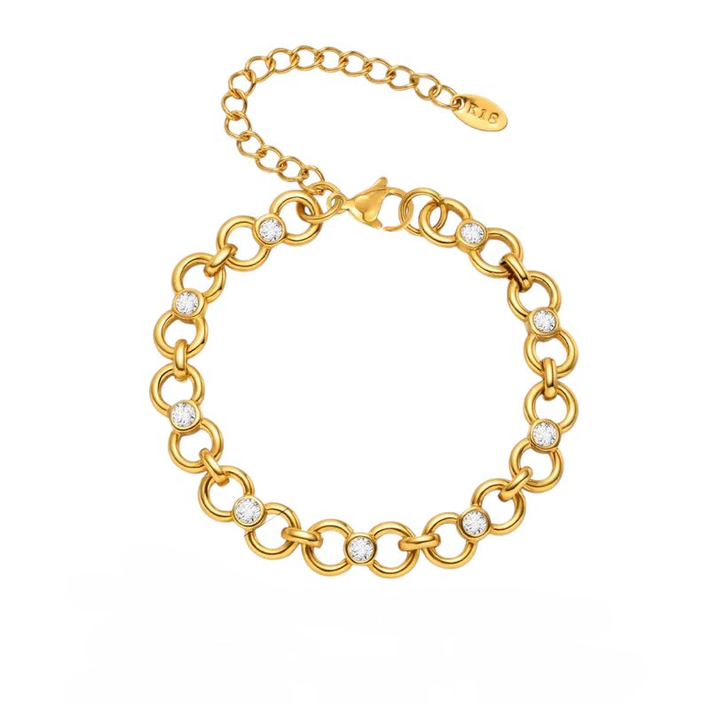 Milena - Edelstahl Armband/16+5 cm