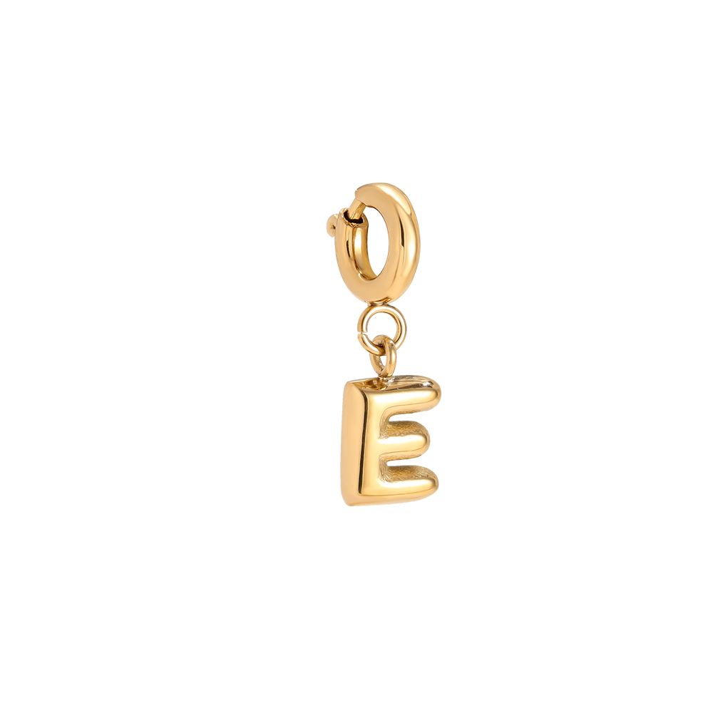 Bubble Letter Charm - E Bubble Letter Charm - E