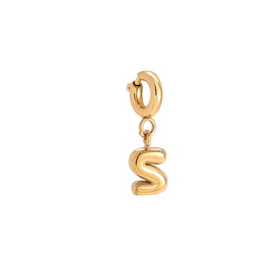 Bubble Letter Charm - S