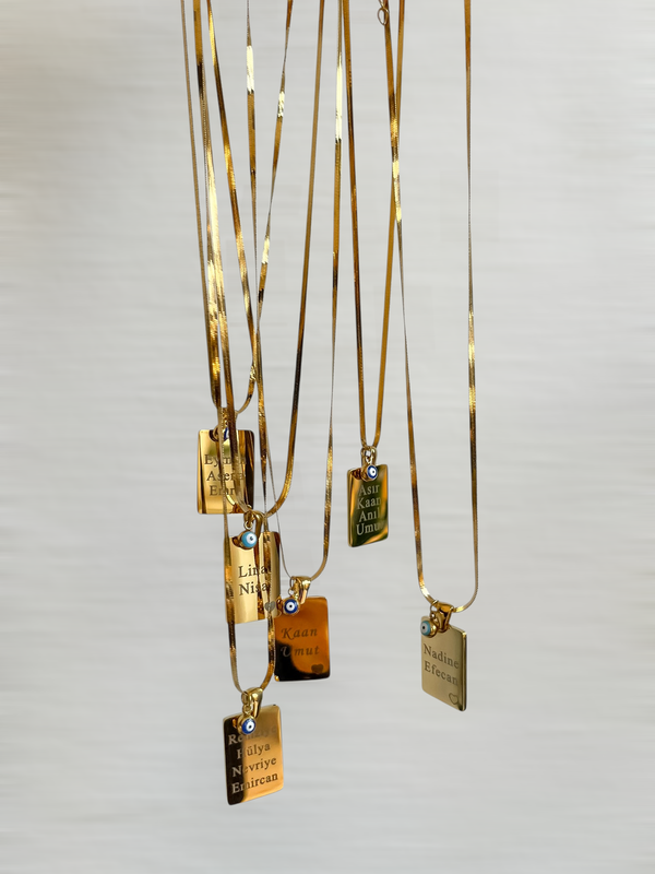 Personalisierte Halskette mit Nazar