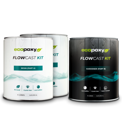 Kit ​résine époxy Ecopoxy FlowCast® 12L