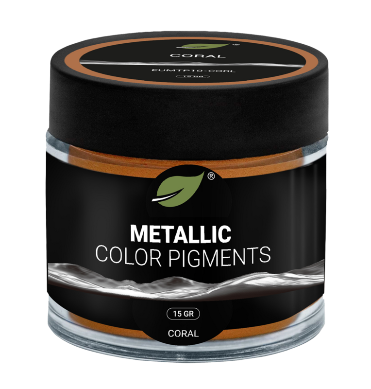 Pigments métalliques CORAL Contenance 15g