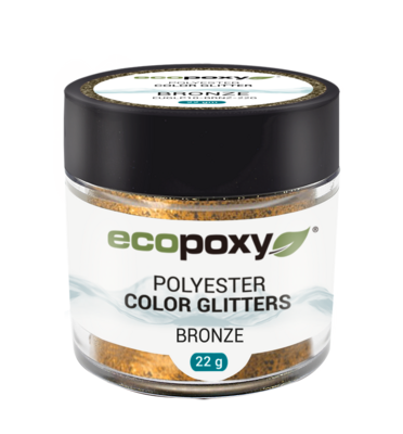 Paillettes de polyester Ecopoxy BRONZE