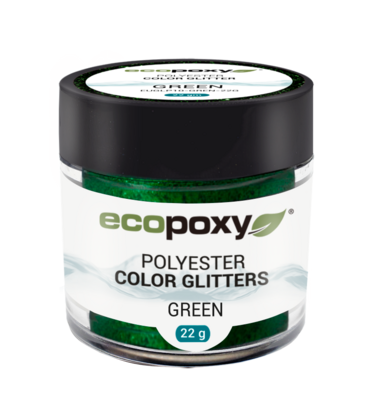Glitter Polyester Vert/Green Contenance 22g