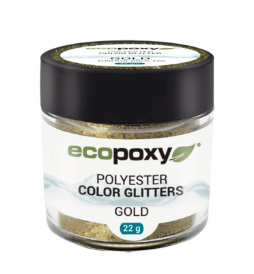 Glitter Polyester Or/Gold Contenance 22g