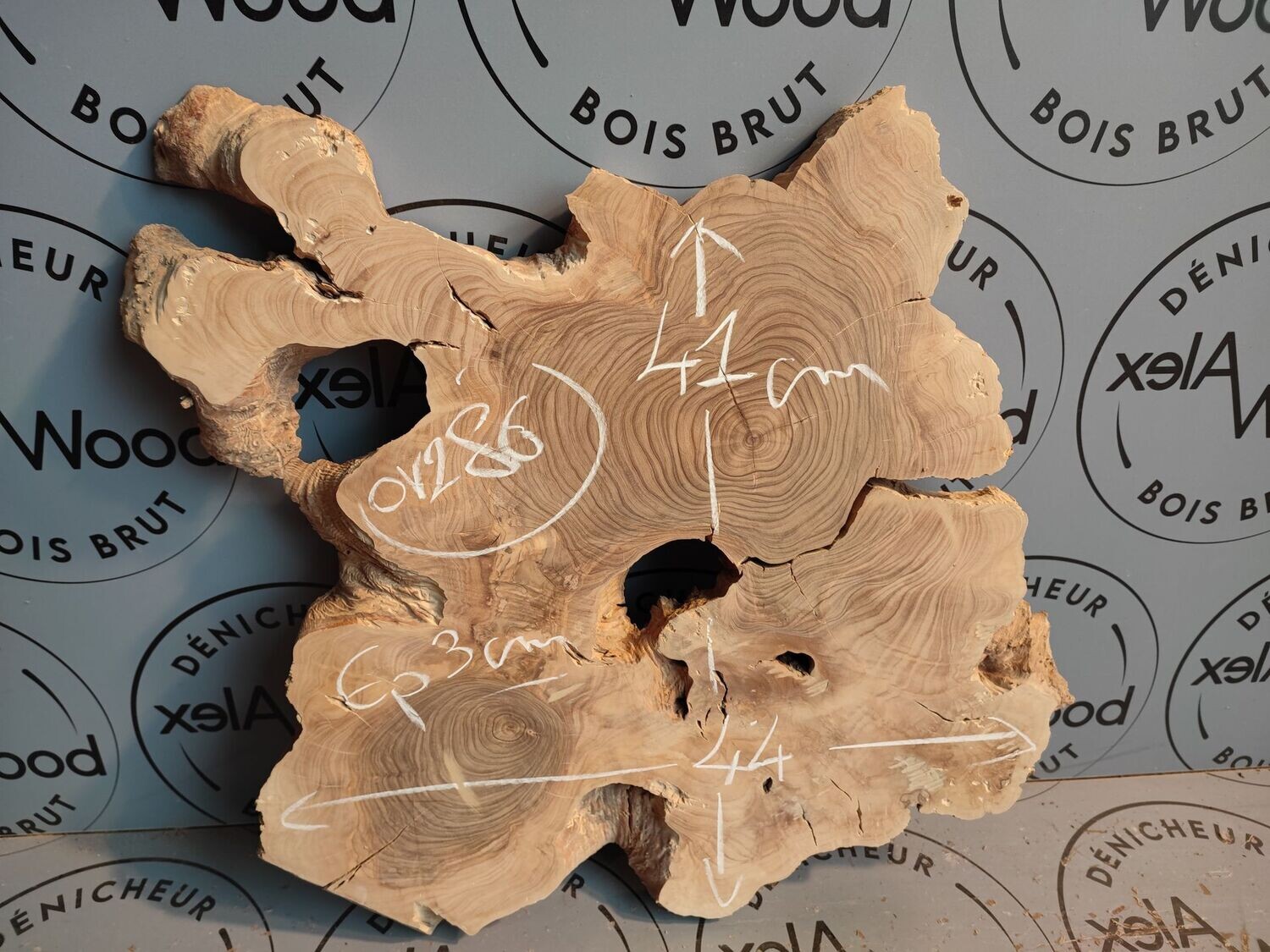 Plateau bois d'olivier idéal table résine époxy