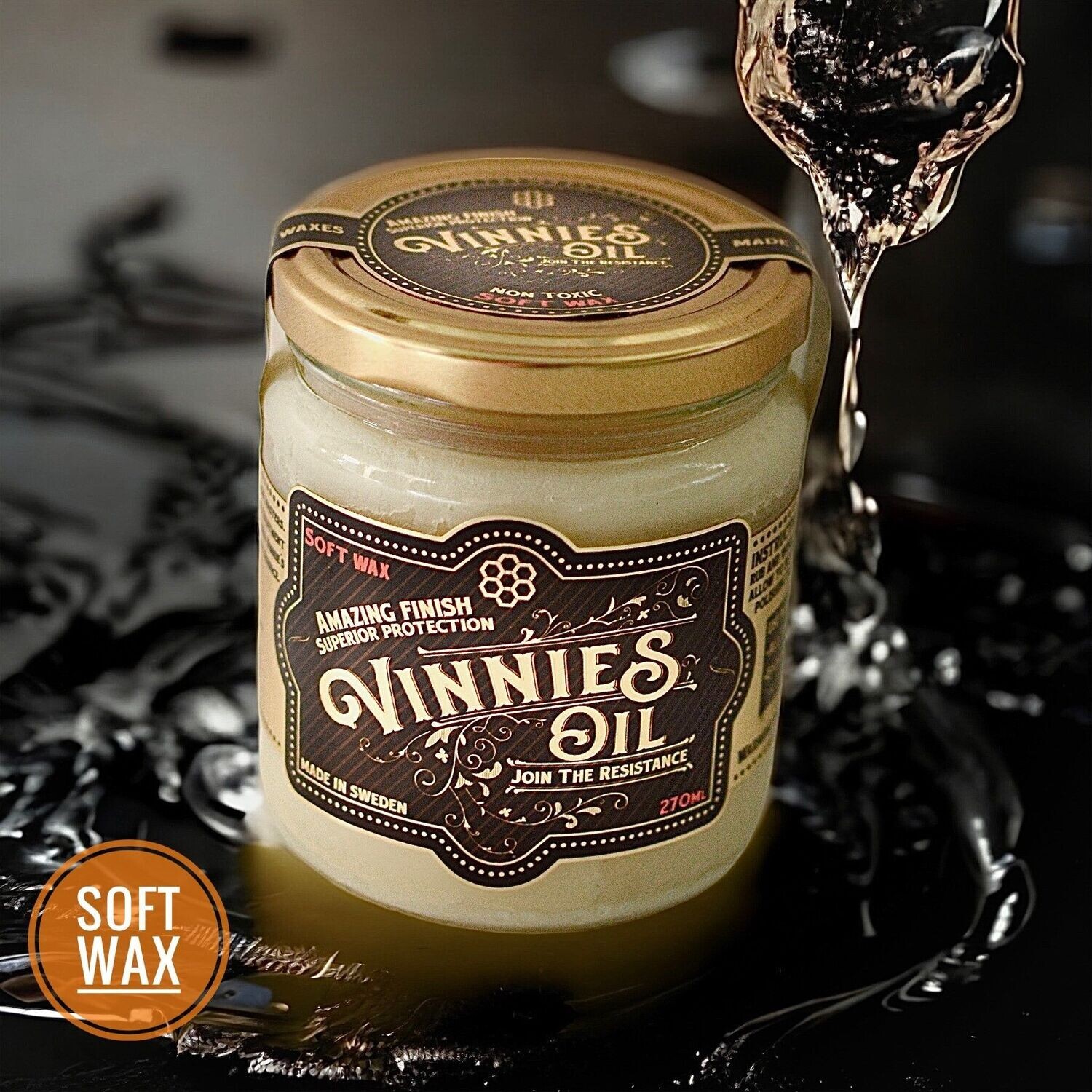 Vinnie's WAX SOFT - Cire pour le bois 100% naturelle Vinnie's WAX SOFT - Cire pour le bois 100% naturelle