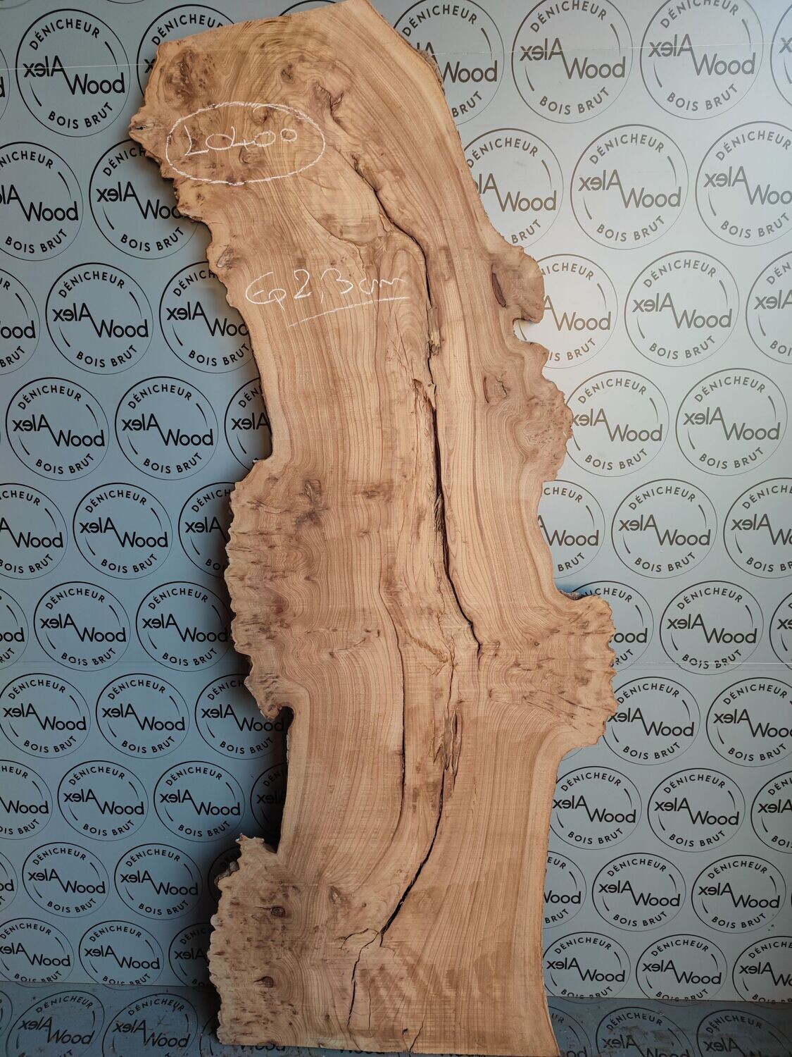 Plateau de loupe d'orme idéal tête de lit - LO400