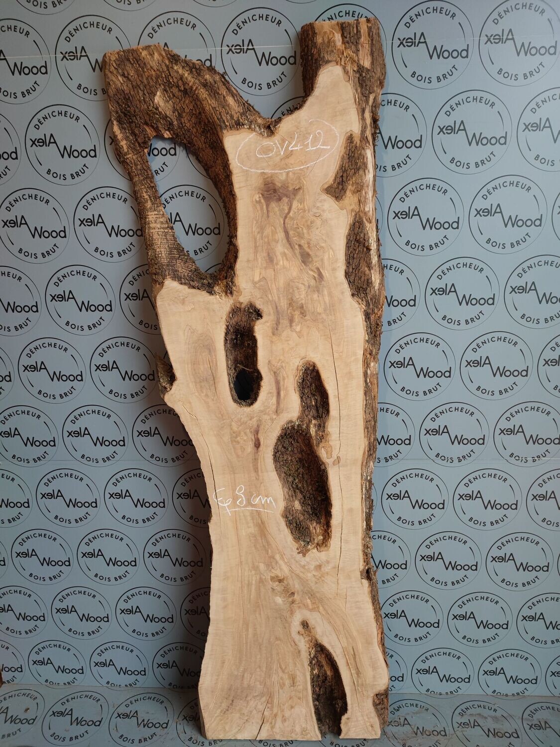 Plateau bois d'olivier XXL idéal projet résine Ryver Epoxy - OV412