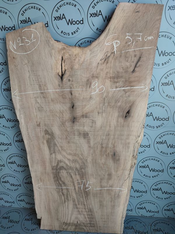 Plateau de noyer idéal table résine époxy