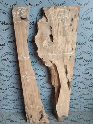 Plateau planche bois d'olivier idéal création bois et résine époxy