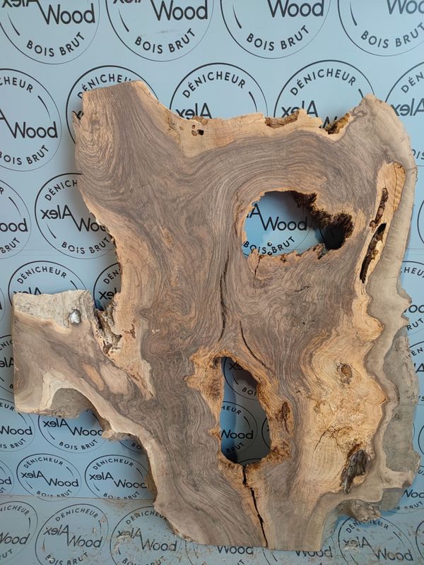 Plateau de noyer bois brut - N334 Plateau de noyer bois brut - N334
