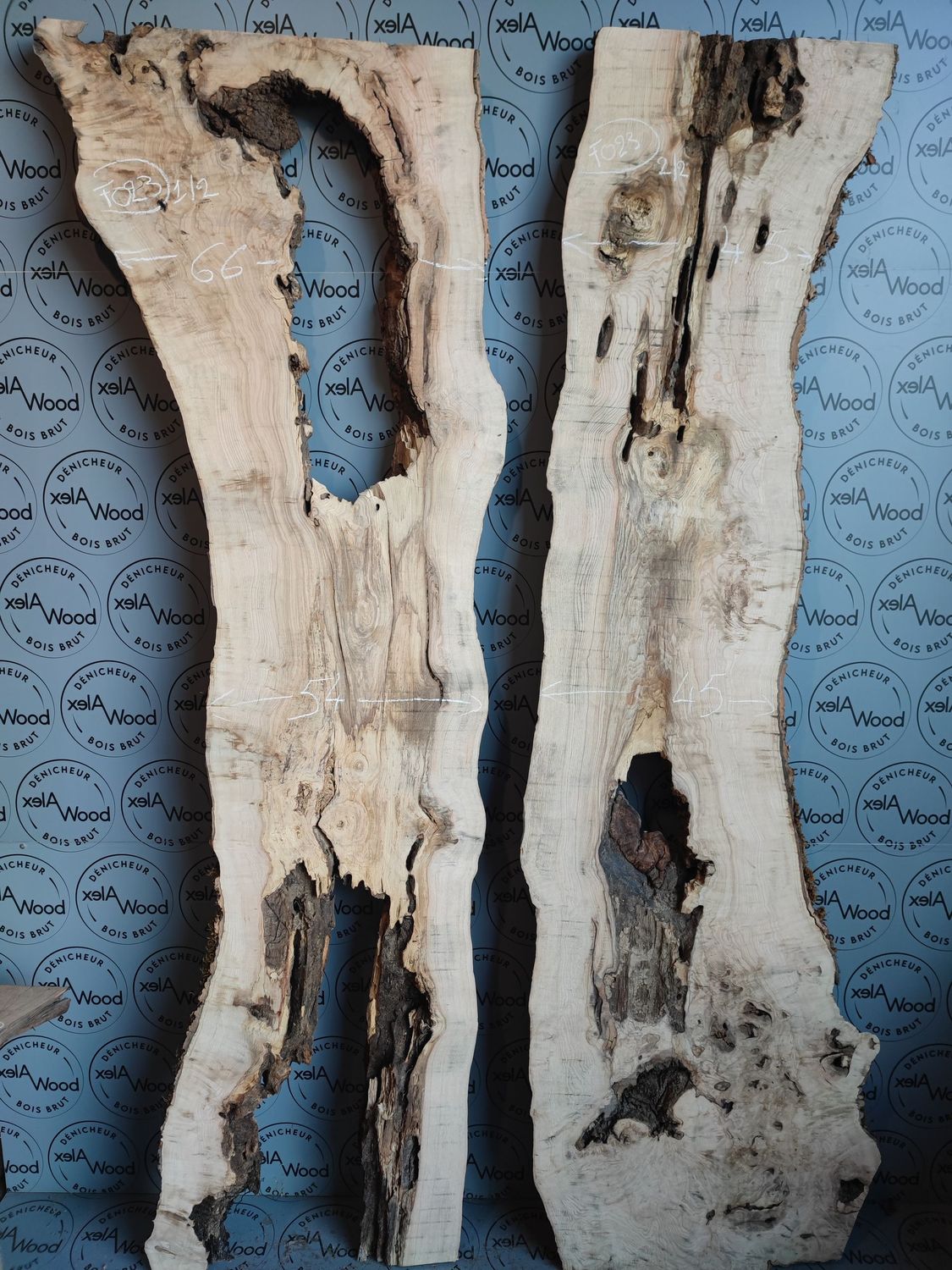 Plateaux bois pour table rivière résine époxy