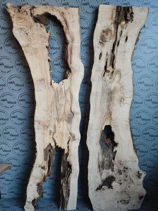 Plateaux bois pour table rivière résine époxy