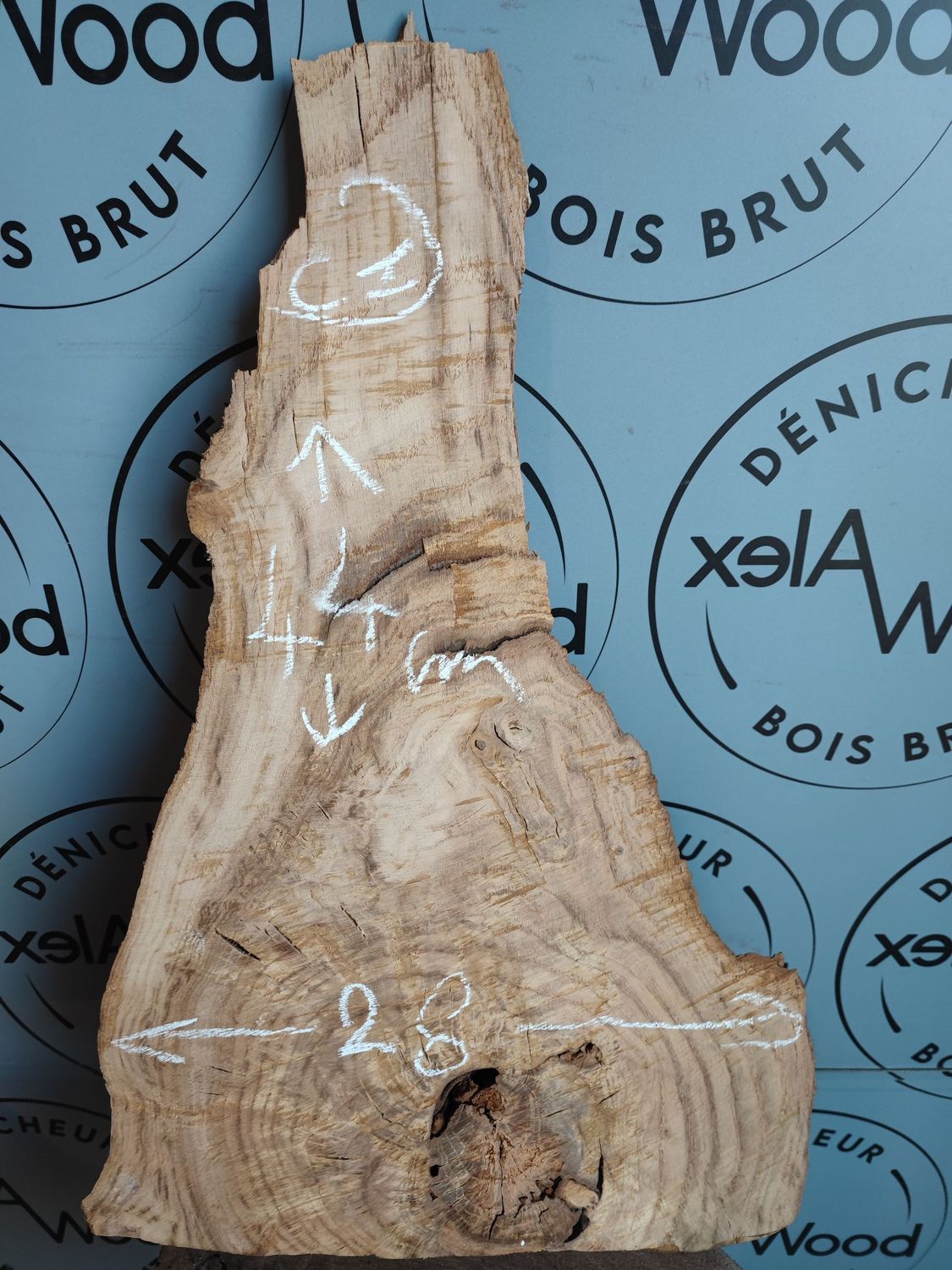 Bois brut petit bloc de chêne - C1