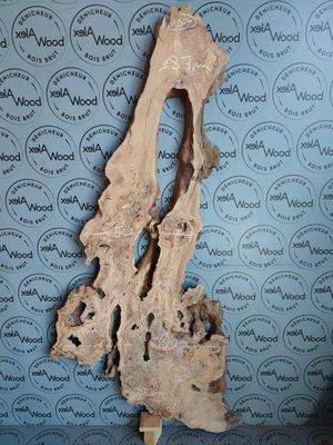 Plateau bois d'olivier naturel live edge – Créez votre table rivière - OV906
