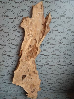 ​Plateau en bois d'olivier pour une table en résine sur mesure - OV896
