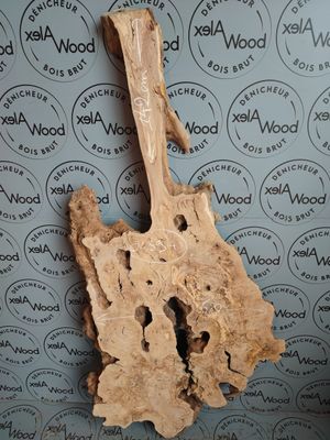 Plateau en bois d'olivier parfait pour une table rivière en résine époxy - OV894
